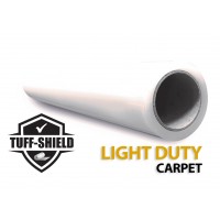 Tuff Shield Light Duty Carpet Protection Tape - Clear Protective Film - 600mm Wide Roll