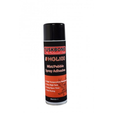 Tuskbond HGL100 Mist Pebble Spray Adhesive Glue 500ml Aerosol