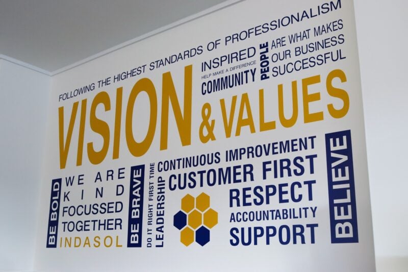 Mission Vision Values Image