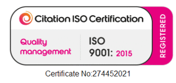 ISO 9001 2015 Badge