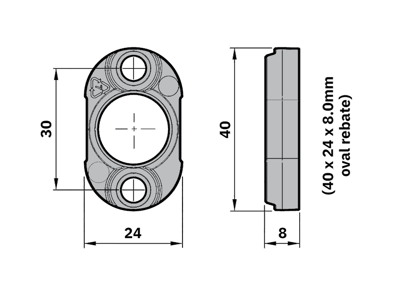 69A9Cd46A4050224941F62Ad Type 3 Flush Fix Grey