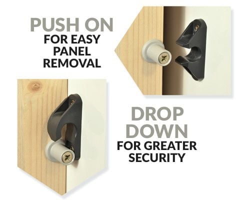 Button Fix - Type 2 Compact (Push On) Fix - Pack Of 100