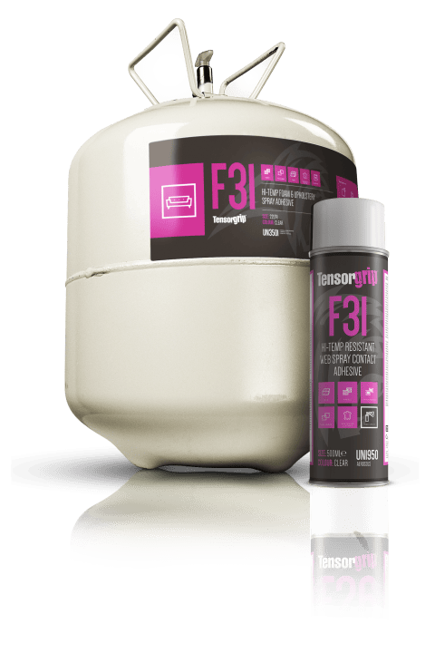 Tensorgrip F31 - Hi-Temp Foam &Amp; Upholstery Spray Adhesive Glue - 500Ml Aerosol