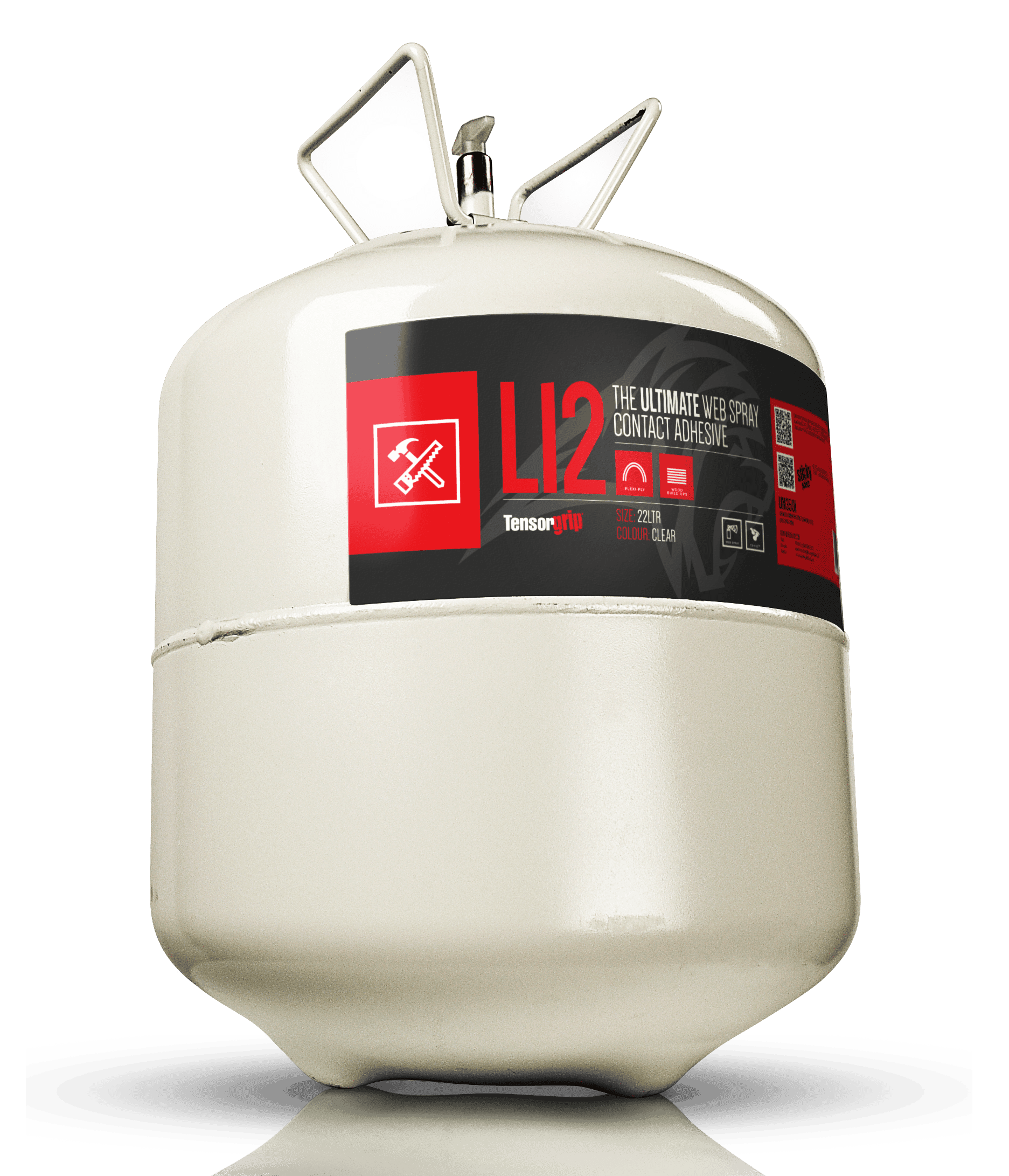 Tensorgrip L12 The Ultimate Web Spray Contact Adhesive 22 Litre Canister