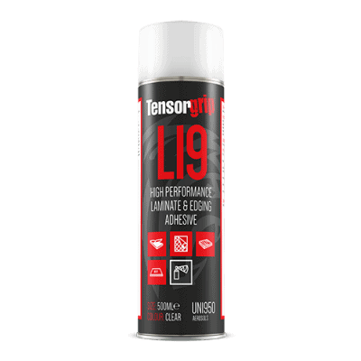 Tensorgrip L19 Formica Tested High Performance Laminate And Edging Adhesive 500Ml Aerosol