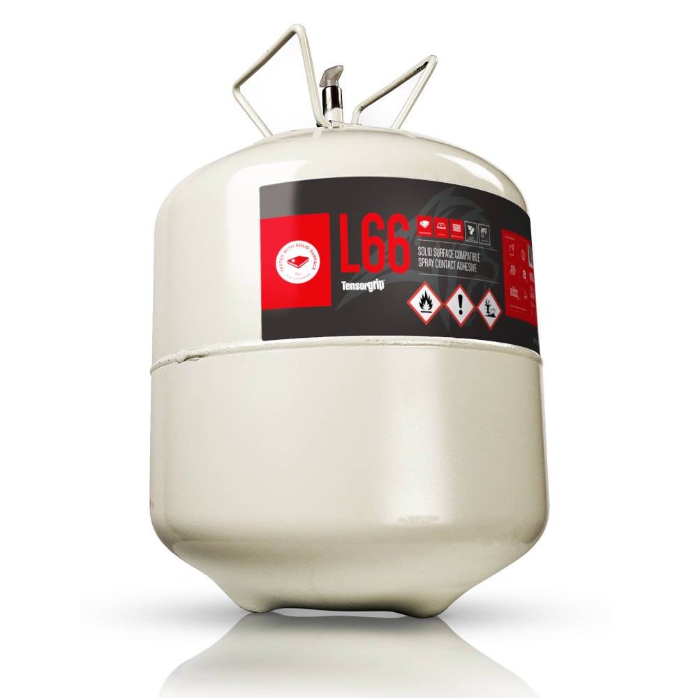 Tensorgrip L66 Solid Surface Compatible Spray Contact Adhesive Glue 22 Litre Canister