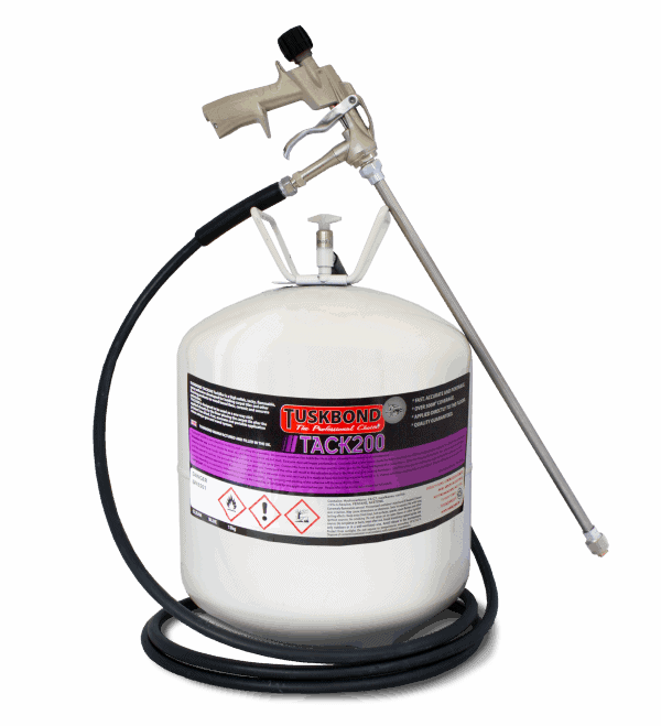 Tuskbond Tack200 Sprayable Surface Tackifier Adhesive Canister 13Kg