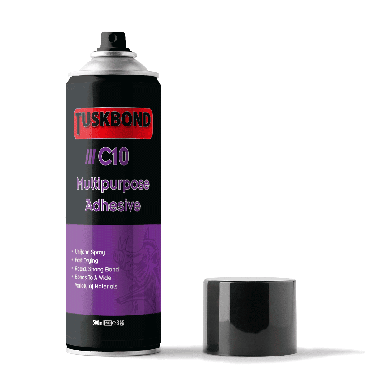 Tuskbond C10 Multipurpose Adhesive Glue Aerosol 500ml