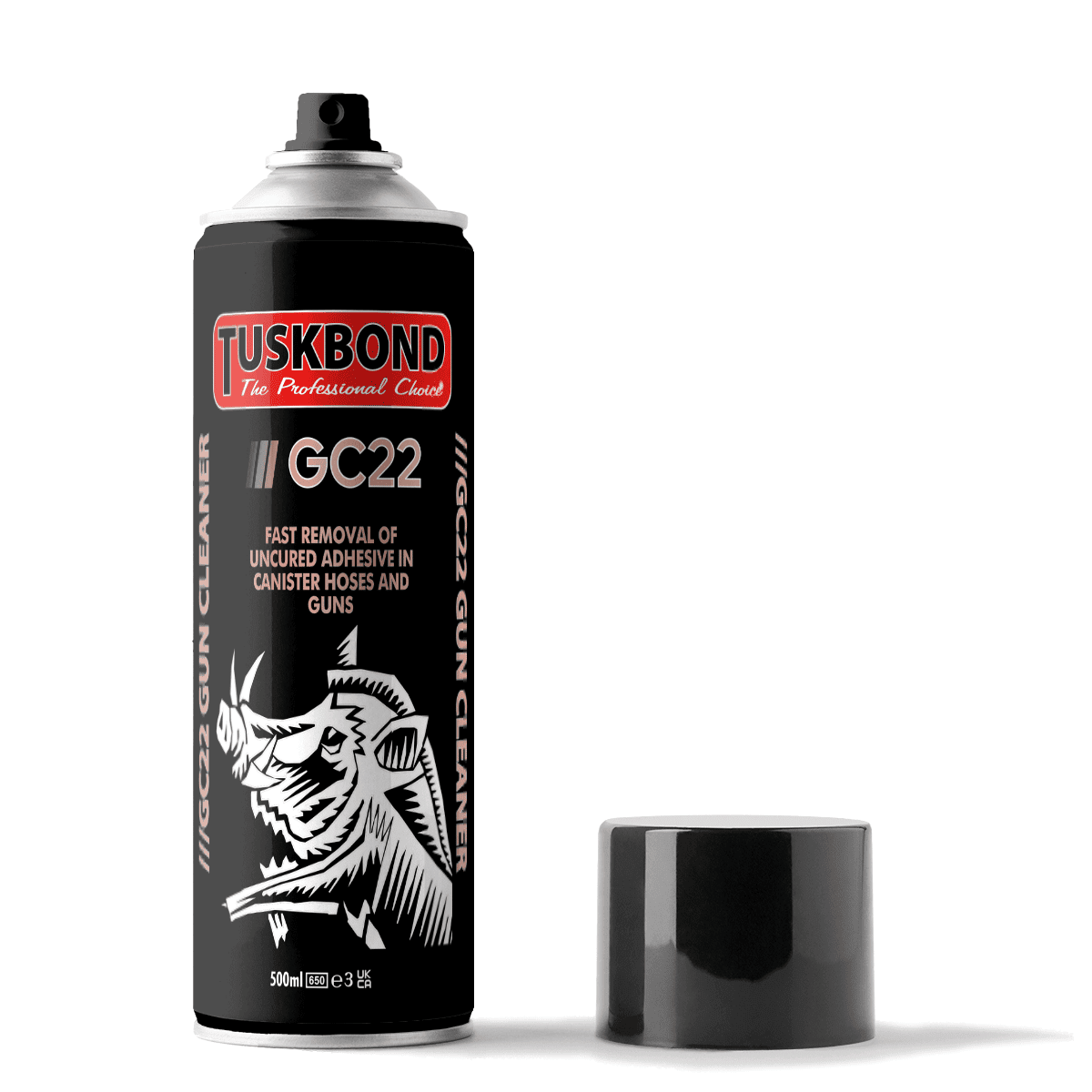 Tuskbond GC22 Hose and Canister Gun Cleaner 500ml Aerosol