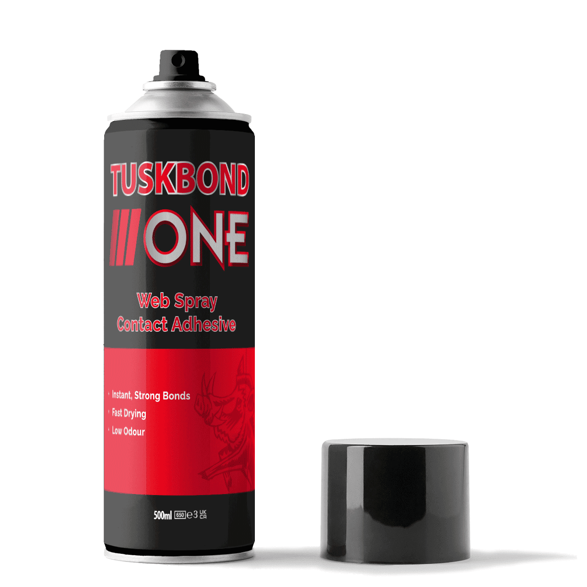 Tuskbond One Spray Contact Adhesive Glue 500Ml Aerosol Can