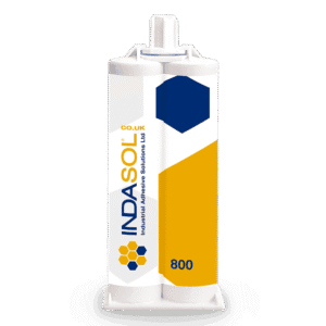 INDASOL 800 - 2 Part Totally Clear Structural Adhesive - 50ml Tube