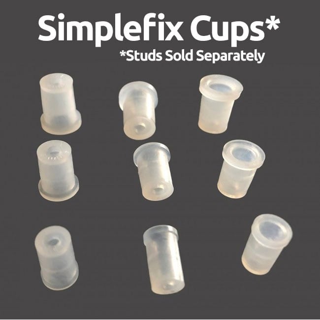 Simplefix Sign Locator Sockets Cups - Bag of 250